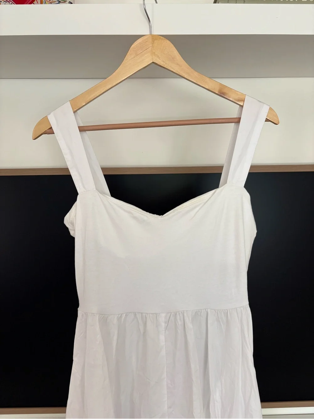 J.Crew Sweetheart tank dress with poplin skirt